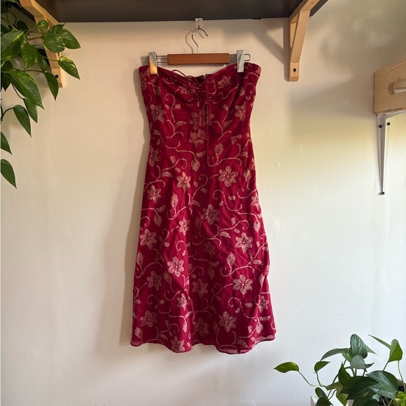 J.Crew Floral Cotton Bustier Dress – Size 0 - Picture 2 of 5